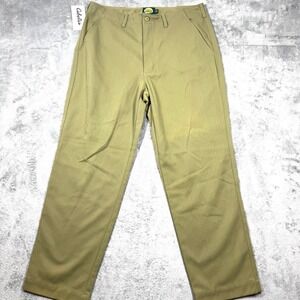 Cabela's Men's Khaki Nylon‎ Outdoor Hiking Pants 36x30 Lightweight